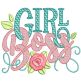 Girl Boss Word Art Machine Embroidery Designs By JuJu