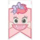 Girl Monster Flags | Machine Embroidery Designs by JuJu