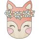 Girl Sketch Woodland Animals Machine Embroidery Designs By JuJu