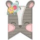 Girl Woodland Animal Flags Machine Embroidery Designs By JuJu