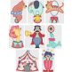 Going To The Circus Applique Machine Embroidery Designs by JuJu 
