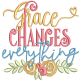 Grace Word Art Machine Embroidery Designs by JuJu
