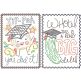 Graduation Greeting Cards 4 | Machine Embroidery Designs by JuJu