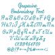 Grapevine Embroidery Font | Machine Embroidery Designs by JuJu