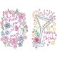 Greeting Cards Set 3 Digital Machine Embroidery Designs by JuJu