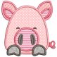 Gumdrop Animals Applique Machine Embroidery Designs by JuJu