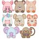 Gumdrop Animals Applique Machine Embroidery Designs by JuJu