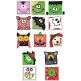 Halloween Blocks Applique Machine Embroidery Designs by JuJu