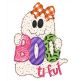 Halloween Friends Bean Stitch Applique | Machine Embroidery Designs by JuJu