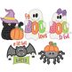 Halloween Friends Satin Applique | Machine Embroidery Designs by JuJu