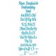 Ham Sandwich Embroidery Font | Machine Embroidery Designs by JuJu