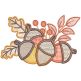 Happy Harvest Applique Digital Machine Embroidery Designs by JuJu