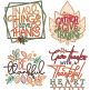 Harvest Sayings Word Art 4 Embroidery Design Set | Designs by JuJu