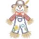                                 Harvest Scarecrow Vintage Sketch | Machine Embroidery Designs by JuJu	
                            