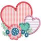 Heartfelt Valentines Digital Embroidery Designs by JuJu