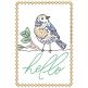 Hello Greeting Cards 2 | Machine Embroidery Designs by JuJu