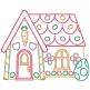 Holiday Gingerbread Houses Digital Embroidery Designs by JuJu