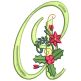 Holly Jolly Monogram | Machine Embroidery Designs by JuJu