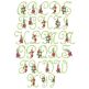 Holly Jolly Monogram | Machine Embroidery Designs by JuJu