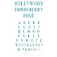 Hollywood Embroidery Font | Machine Embroidery Designs by JuJu