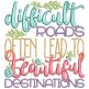 Hopeful Journey Word Art Digital Embroidery Designs by JuJu