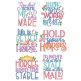 Horse Word Art Machine Embroidery Designs by JuJu
