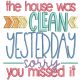 House Cleaning Word Art Machine Embroidery Designs by JuJu