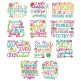 Inspired Sayings Set 3 Machine Embroidery Designs by JuJu
