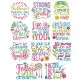 Inspired Sayings Set 4 Machine Embroidery Designs by JuJu
