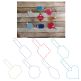 Blank Shapes Key Fobs ITH 4 | Machine Embroidery Designs by JuJu