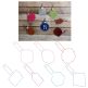 Blank Shapes Key Fobs ITH 5 | Machine Embroidery Designs by JuJu