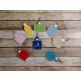 Blank Shapes Key Fobs ITH 2 | Machine Embroidery Designs by JuJu