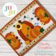 ITH Chunky Pumpkin Placemat | Machine Embroidery Designs by JuJu