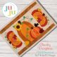 ITH Chunky Pumpkin Placemat | Machine Embroidery Designs by JuJu