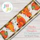 ITH Chunky Pumpkin Table Runner | Machine Embroidery Designs by JuJu