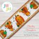 ITH Chunky Pumpkin Table Runner | Machine Embroidery Designs by JuJu