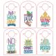 ITH Doorknob Hangers Set 2 | Machine Embroidery Designs by JuJu
