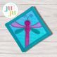 ITH Dragonfly Pot Holder | Machine Embroidery Designs by JuJu