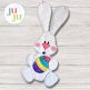 ITH Easter Bunny Wall Hanging | Machine Embroidery Designs by JuJu