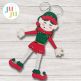 ITH Elf Girl Wall Hanging | Machine Embroidery Designs by JuJu