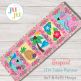 In The Hoop Tropical Table Runner | Machine Embroidery Designs by JuJu