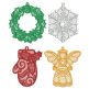 Free Standing Lace Christmas 2 Machine Embroidery Designs by JuJu
