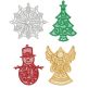 Free Standing Lace Christmas 3 Machine Embroidery Designs by JuJu