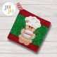 ITH Gingerbread Baker Pot Holder | Machine Embroidery Designs by JuJu