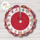ITH Gingerbread Tree Skirt | Machine Embroidery Designs by JuJu