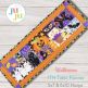 In The Hoop Halloween Table Runner | Machine Embroidery Designs by JuJu