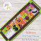 In The Hoop Halloween Table Runner | Machine Embroidery Designs by JuJu