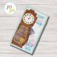 In The Hoop Hickory Dickory Dock Wall Hanging | Machine Embroidery Designs by JuJu