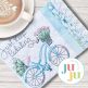 ITH Just Keep Pedaling Mug Rug | Machine Embroidery Designs by JuJu