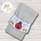 ITH Ladybug Wrap Around Towel Topper | Machine Embroidery Designs by JuJu